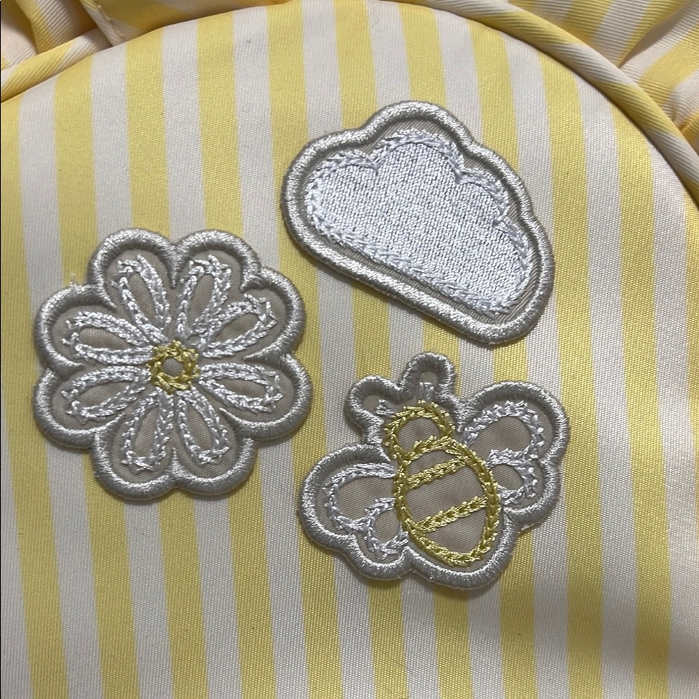 Stoney Clover Land Yellow Striped Heart-Shaped Bag - Picture 7 of 10